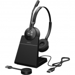 Jabra Engage 55 SE - USB-A MS Stereo (Black, Stereo, USB-A, MS, mit Ladestation) | 9659-455-111 | 5706991031171