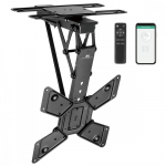 Maclean Uchwyt do TV elektryczny sufitowy , obsługa TUYA, max VESA 600x400, obr&oacute;t 90st. pilot, 23"-65", 30kg, MC-491 | MC-491 | 5902211136231