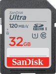 M&auml;lukaart SanDisk Ultra SDHC 32 GB Class 10 UHS-I/U1 V10 (SDSDUN4-032G-GN6IM) | SDSDUN4-032G-GN6IM | 0619659183806