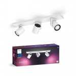 Philips Hue White & Color Ambiance Argenta Deckenleuchte wei&szlig; &bull; 3er-Spot | 929003808101 | 8720169318137