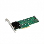 Macierz dyskowa Broadcom MegaRAID 9520-2M2 - kontroler pamięci (RAID) - 8 Nadawca/Kanał - SATA 6Gb/s / PCIe 4.0 x8 (NVMe) - Low-Profile - RAID 0, 1 - PCIe 4.0 x8 | 05-50148-03 | 830343007837