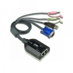 Przełącznik Aten ATEN KA7178 KVM adapter, CPU module, VGA, USB, audio, virtual media, dual output | 62637T | 4710423778054