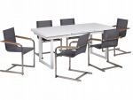 Āra mēbeļu komplekts 6 personām VALCANETTO/COSOLETO metāla Grey | 525078 Bel | 4255664886125
