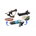 Szlifierka Glob INOX2 Zestaw do obr&oacute;bki stali nierdzewnej (szlifierka Makita 9565CVR, GS01-00, GS07-00, kpl. materiał&oacute;w ściernych) | GLOB-GS-INOX2 | 5903707507092