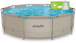 VirtuFit aiamadala bassein raamiga 366x100 cm koos filtripumbaga beige | 8718591686832 | 8718591686832