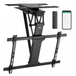 Maclean Uchwyt do TV elektryczny sufitowy , obsługa TUYA, max VESA 600x400, obr&oacute;t 90st. pilot, 32"-75", 35kg, MC-490 | MC-490 | 5902211136224