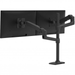 Ergotron LX Dual Monitorarm erweiterbar auf 4 Monitore, Tischhalterung (Black) | 45-509-224 | 0698833075700