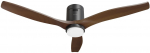 Hombli smarter Deckenventilator mit Licht, Black & Dark Wood | HBCF-0140 | 8721022291475