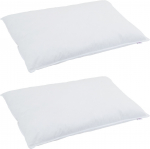 vidaXL Tekike komplektis 3 osa valge 240 x 200 cm sulepadjaga | 3377123 | 8721288611628