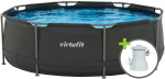 Virtufit &uuml;mmargune bassein 244 cm koos filtripumbaga anthracite | VF13001 | 8718591680625