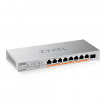 ZyXEL XMG-108 8 Port 10/2,5G MultiGig PoE++ 100W Switch unmanaged, 8xPoE++ (60W) | XMG-108HP-EU0101F | 4718937631148
