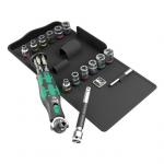 T&ouml;&ouml;riistakomplekt Wera Wera 8009 Zyklop Pocket Set 4 padrunv&otilde;tmete komplekt Metriline / Tollm&otilde;&otilde;teline | 05004285001 | 4013288227591