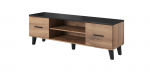 TV alus LOTTA 160 2D2K wotan oak/mat black | LOTTA 1602D2K W | 5903815006333