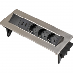 Brennenstuhl Indesk strāvas sadalītājs 3-veidu + 2x USB | 1396200113 | 4007123656660