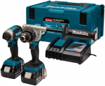 Zestaw elektronarzędzi Makita 6-elementowy (DLX2432TJ) | DLX2432TJ | 088381744744