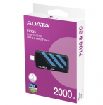 Dysk zewnętrzny SSD ADATA SC735 2TB Czarno-niebieski (SC735-2000G-CCBK/BU) | SC735-2000G-CCBK/BU | 4711658153494