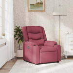 vidaXL Kokkupandav tugitool, wine red, riidega kaetud | 4019922 | 8721158447111