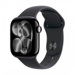 Apple Watch 11 GPS 42mm Jet Black Alu Sport Band M/L Black  (MEQU4ET/A) | MEQU4ET/A | 195950460131