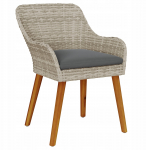 vidaXL Zestaw do jadalni 3 pcs Jasnoszary Polirattan Lumarko! | 3261705 VidaXL | 8721102453687