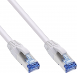 InLine 70 tk hulgi-pakk InLine&reg; Patch-kaabel S/FTP PiMF Cat.6A halogeenivaba 500MHz valge 1m | B-76811W | 4043718304714