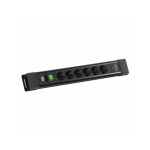 Toiteplokk Bachmann BACHMANN CONNECTUS 6xCEE7/3, 1xl&uuml;liti, 1xUSB-C/C 65 W, pikkus 2,0 m, CEE7/7, Black | 4057298227295 | 4057298227295