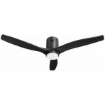Hombli nutikas laeventilaator valgusega, Black & Black Wood | HBCF-0100 | 8721022291482