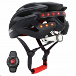 &Scaron;osejas velosipēda ķivere Bluetooth 55-61cm LED/SOS/Intercom Black | LIV_156207 | 6970173156207