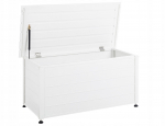 Skrzynia ogrodowa Beliani Skrzynia ogrodowa CAMPALTO Metal 123 cm 60 cm White | 557770 Bel | 4255664889768