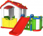 Joko Domek ogrodowy ze zjeżdżalnią i ogr&oacute;dkiem 3w1 dla dzieci | ZOG.CHD-803 | 5903864910674