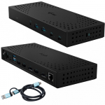 i-tec USB 3.0 Dual Docking Station 1x HDMI 1x DVI LAN Audio 6x USB | CATRIPLE4KDOCKPD2 | 8595611706073