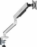 Ultradesk reguleeritav ULTRADESK OFFSHOOT Single monitorihoidik, 9KG, klambriga kinnitatav, 17"-32", 75x75/100x100, valge | UDESK-OF-SN | 5904238811771