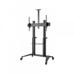 Stojak rolkowy ROLINE LCD, do 140 kg, Black | 17.03.1263 | 7630049623552