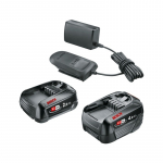 Bosch Powertools Starter-Set 18V (PBA 2.0Ah + PBA 4.0Ah + AL 18V-20) (Black, 2x Akku + Ladeger&auml;t, POWER FOR ALL ALLIANCE) | 1600A027U9 | 4053423231434