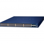 Switch Planet PLANET GS-6311-48P6X łącza sieciowe Zarządzany L3 Gigabit Ethernet (10/100/1000) Obsługa PoE Blue | GS-6311-48P6X | 4711605287272