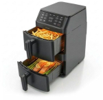 Kahekihiline &otilde;hufrit&uuml;&uuml;r Seeger Double Stack Air Fryer 11L SGR1011BK Black | Seeger | 8712837884846