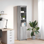 vidaXL Komoda Szara Sonoma 37,5x35x180 cm Drewno klejone | 861675 VidaXL | 8721158705945