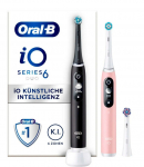 Oral-B Oral-B iO Series 6 Duo, Elektrische Zahnb&uuml;rste (Black/rosa, Black Lava/Pink Sand inkl. 2. Handst&uuml;ck) | 4210201448853 | 4210201448853