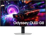 Samsung Odyssey S32FG814SU QD-OLED (80 cm (32 Zoll), silber, UltraHD/4K, FreeSync Premium Pro, USB-Hub, 240Hz Panel) | LS32FG814SUXEN | 8806095968858