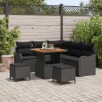 8-osaline aiam&ouml;&ouml;bli komplekt patjadega Black Rattan, 2-kohaline aiam&ouml;&ouml;bel patjadega Black Rattan, 3-osaline aiam&ouml;&ouml;bli s&ouml;&ouml;gikomplekt patjadega Black Rattan | 3362259 | 8721288423788