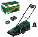 Bosch Powertools Akku-Rasenm&auml;her Rotak18V-34, 18 Volt (gr&uuml;n/Black, 1x Li-Ionen Akku 4,0Ah, POWER FOR ALL ALLIANCE) | 06008B9N00 | 4053423656831