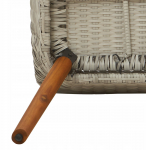 vidaXL Zestaw do jadalni 5 pcs Jasnoszary Polirattan Lumarko! | 3261707 VidaXL | 8721102453700