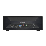 Shuttle PIB-XH81001 XH810 XPC Slim Barebone PC, LGA 1851, Intel H810, 2xHDMI, 1x DP, 1x VGA, 2x COM | PIB-XH81001 | 887993008110