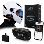 Mootorratta videosalvesti MUFU V40S (2k) ees + taga (8h) + tarvikud | 4711148726139 | 4711148726139
