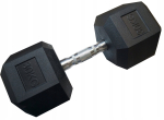 Kubisport &uuml;hek&auml;eline kuusnurkne kummist hantel 30 kg | Kub_05-CB30HEX | 8595727411144