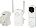 Ezviz Komplekt uksekell koos kaameraga CS-DB1C + muundur | CS-BD-DB1C | 6941545604565