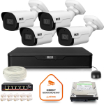 IP-valves&uuml;steem BCS Point 4x BCS-P-TIP24FSR4-Ai2 kaamerat 1TB k&otilde;vakettaga salvesti | Z49056B4