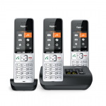 Gigaset Comfort 500A trio telefon must ja h&otilde;bedane | L36852-H3023-B111 | 4250366866659