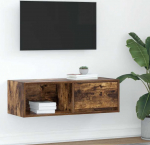 vidaXL TV-kapp Smoked Oak 80x31x25,5 cm Liimpuit | 861462 | 8721158703811