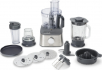 Kenwood K&uuml;chenmaschine MultiPro Compact+ (silber, 800 Watt, integrierte Waage, Mixaufsatz und Blend-Xtract 2GO) | 0W22011047 | 5011423202518