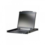 Konsola KVM ATEN CL3000N, LCD 48 cm, VGA, PS/2-USB, port USB, układ FR | 14.01.6360 | 4710469343704